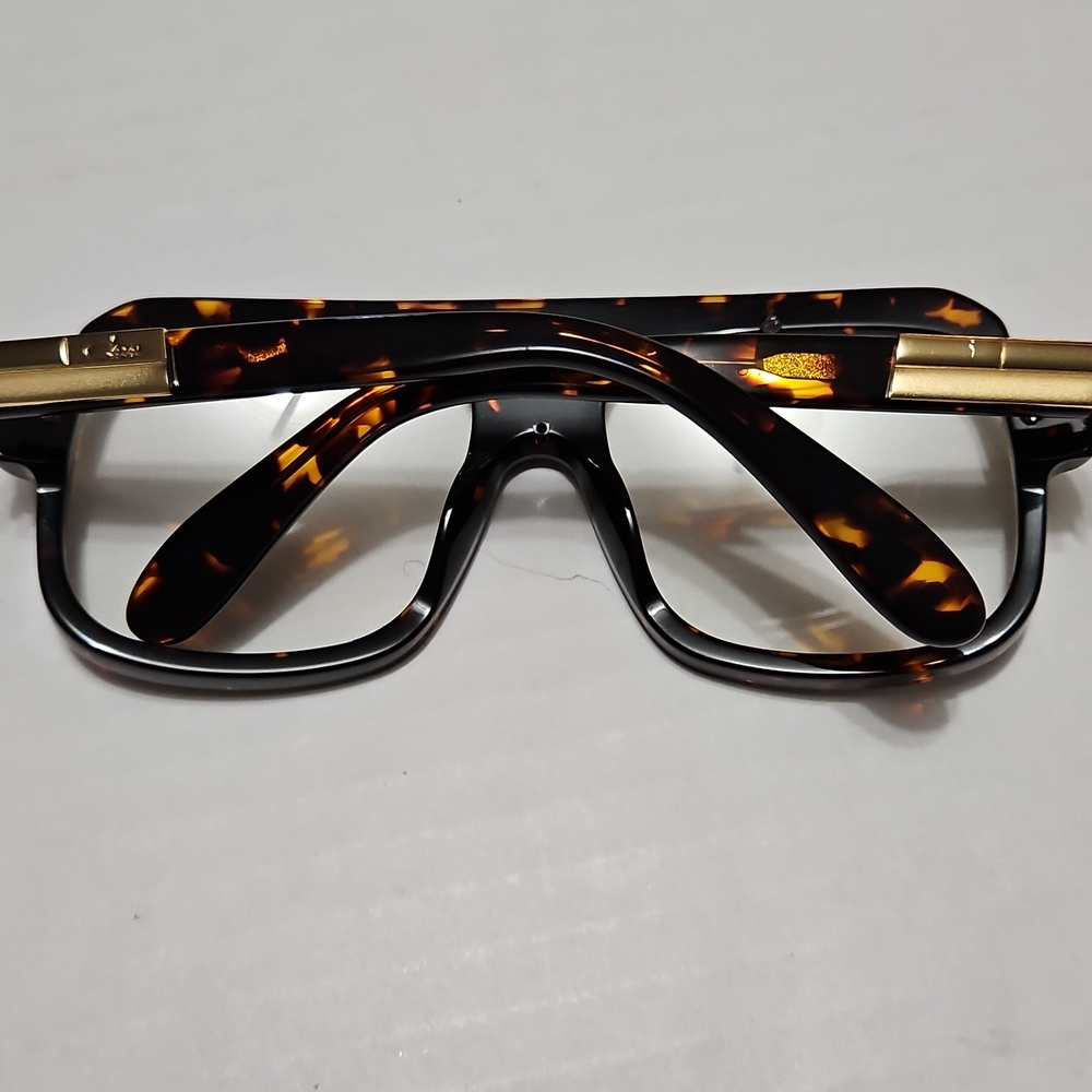 Cazal Legends Tortoiseshell Aviator Frames with Gold Accents Mens Or Womens - Picture 6 of 16
